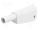 4mm banana; 32A; 1kV; insulated,with 4mm axial socket