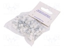 Holder; white; Application: OMYp 2x0,5,for flat cable; 100pcs.
