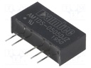 Converter: DC/DC; 1W; Uin: 4.5÷5.5V; Uout: 5VDC; Uout2: -5VDC; SIP7