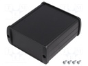 Enclosure: multipurpose; TEKAM; X: 85mm; Y: 100mm; Z: 37mm; aluminium