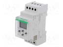 Programmable time switch; Range: 1 year; SPDT; 24÷264VAC; IP20