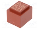 Transformer: encapsulated; 2VA; 230VAC; 12V; 12V; 83mA; 83mA