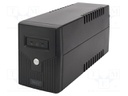 Power supply: UPS; 360W; 600VA; 230VAC; 142x101x298mm; 7Ah; 50Hz
