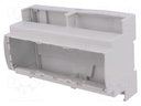 Enclosure: for DIN rail mounting; Y: 90.5mm; X: 142.3mm; Z: 53mm