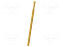 Needle-like test probe; Operational spring compression: 2mm