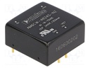 Converter: DC/DC; 6W; Uin: 18÷75V; 24VDC; Iout: 250mA; 1"x1"; 14g