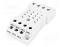 Socket; PIN: 14; 10A; 250VAC; Mounting: on panel; Series: R15