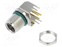 Connector: M8; female; PIN: 3; angled 90°; socket; 4A; 60V; IP68