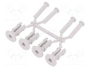 Multigate grommet; TPE (thermoplastic elastomer); light grey