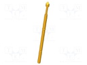 Test needle; Operational spring compression: 4mm; 5A; Ø: 2mm; 5N