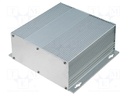 Enclosure: with panel; X: 190mm; Y: 160mm; Z: 69mm; aluminium