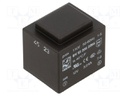 Transformer: encapsulated; 3VA; 110VAC; 12V; 250mA; Mounting: PCB