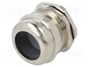 Cable gland; IP68; Mat: brass; Body plating: nickel