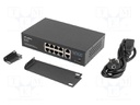 Switch Ethernet; Gigabit Ethernet; black; 1Gbps; 250m; 120W