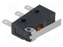 Microswitch SNAP ACTION; with lever; SPDT; 3A/125VAC; 3A/30VDC