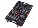 Tools set: general purpose; case; 1/2",1/4"; 232pcs.