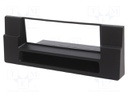 Radio mounting frame; BMW; 1 DIN; black