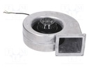 Fan: AC; blower; 230VAC; 261x125x283mm; 400m3/h; ball bearing; IP44