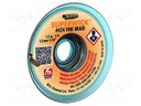 Tape: desoldering; halide-free,rosin,RMA,ROL0; W: 1.5mm; L: 1.5m