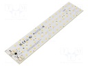 LED strip; W: 49.5mm; L: 223mm; No.of diodes: 64; CRImin: 80; 4323lm