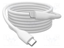 Cable; USB 2.0; Apple Lightning plug,USB C plug; nickel plated