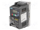 Inverter; Max motor power: 0.37kW; Usup: 200÷240VAC; 0÷599Hz; IN: 6