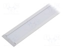 Profiles for LED modules; white; recessed; natural; L: 1m