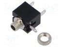 Socket; Jack 2,5mm; female; mono; with on/off switch; soldering