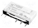 Relay: electromagnetic; SPDT; Ucoil: 60VDC; 6A/250VAC; 6A/24VDC; 6A