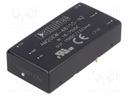 Converter: DC/DC; 20W; Uin: 18÷75V; 15VDC; Iout: 1333mA; 2"x1"; 26g