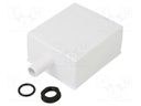 Mounting box; IP65; Colour: white