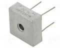Bridge rectifier: single-phase; Urmax: 100V; If: 25A; Ifsm: 400A