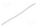 Heat shrink sleeve; 2: 1; 2.4mm; L: 10m; transparent