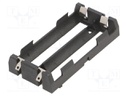 Holder; soldered; Size: 18650; Batt.no: 2