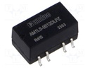Converter: DC/DC; 1W; Uin: 4.5÷5.5V; Uout: 12VDC; Uout2: -12VDC; SMD
