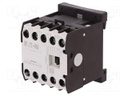 Contactor: 3-pole; NO x3; Auxiliary contacts: NO; 24VDC; 8.8A; DIN