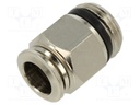 Push-in fitting; straight; 1/2"; -0.99÷20bar; 12mm