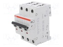 Circuit breaker; 400VAC; Inom: 1A; Poles: 3; DIN; Charact: C; 6kA