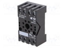 Socket; PIN: 8; 10A; 400VAC; H: 26mm; W: 38mm; Mounting: DIN; Series: MT