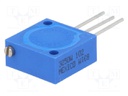 Potentiometer: mounting; vertical,multiturn; 1kΩ; 1W; THT,screw