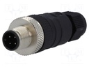 Plug; M12; PIN: 4; male; A code-DeviceNet / CANopen; for cable