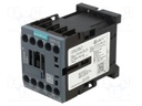 Contactor: 3-pole; NO x3; Auxiliary contacts: NC; 110VAC; 17A; 690V