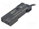 Sensor: optical fibre amplifier; PNP; IP40; Connection: lead 2m