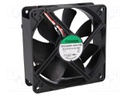 Fan: DC; axial; 24VDC; 120x120x38mm; 234.4m3/h; 48dBA; ball bearing