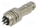 Socket,plug; microphone MINI; male,female; PIN: 5; MINI; soldering