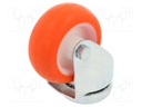Transport wheel; Ø: 60mm; W: 25mm; H: 83mm; torsional; 700N; 71kg