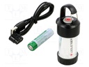 Torch: LED; 45h; 5lm,30lm,50lm,150lm; black; IP66; 3700-4200K