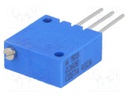 Potentiometer: mounting; vertical,multiturn; 50kΩ; 0.75W; ±10%