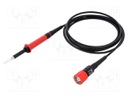 Oscilloscope probe; Band: ≤400MHz; Attenuator: 100: 1; Uin max: 1kV