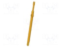 Test needle; Operational spring compression: 4mm; 5A; Ø: 1.3mm
